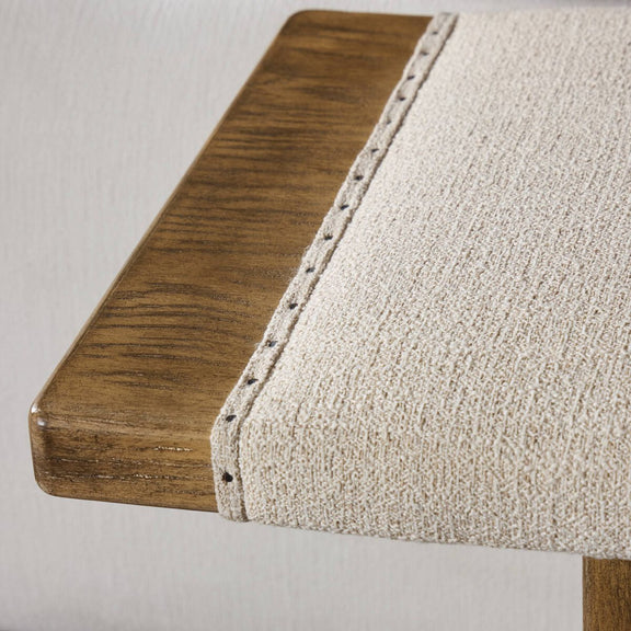 Poe Accent Bench - Hampton Cream