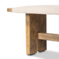 Poe Accent Bench - Hampton Cream