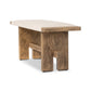 Poe Accent Bench - Hampton Cream