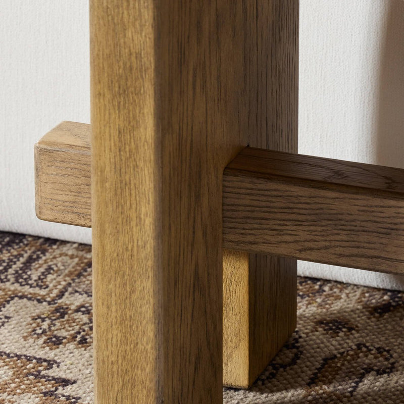 Poe Accent Bench - Hampton Cream