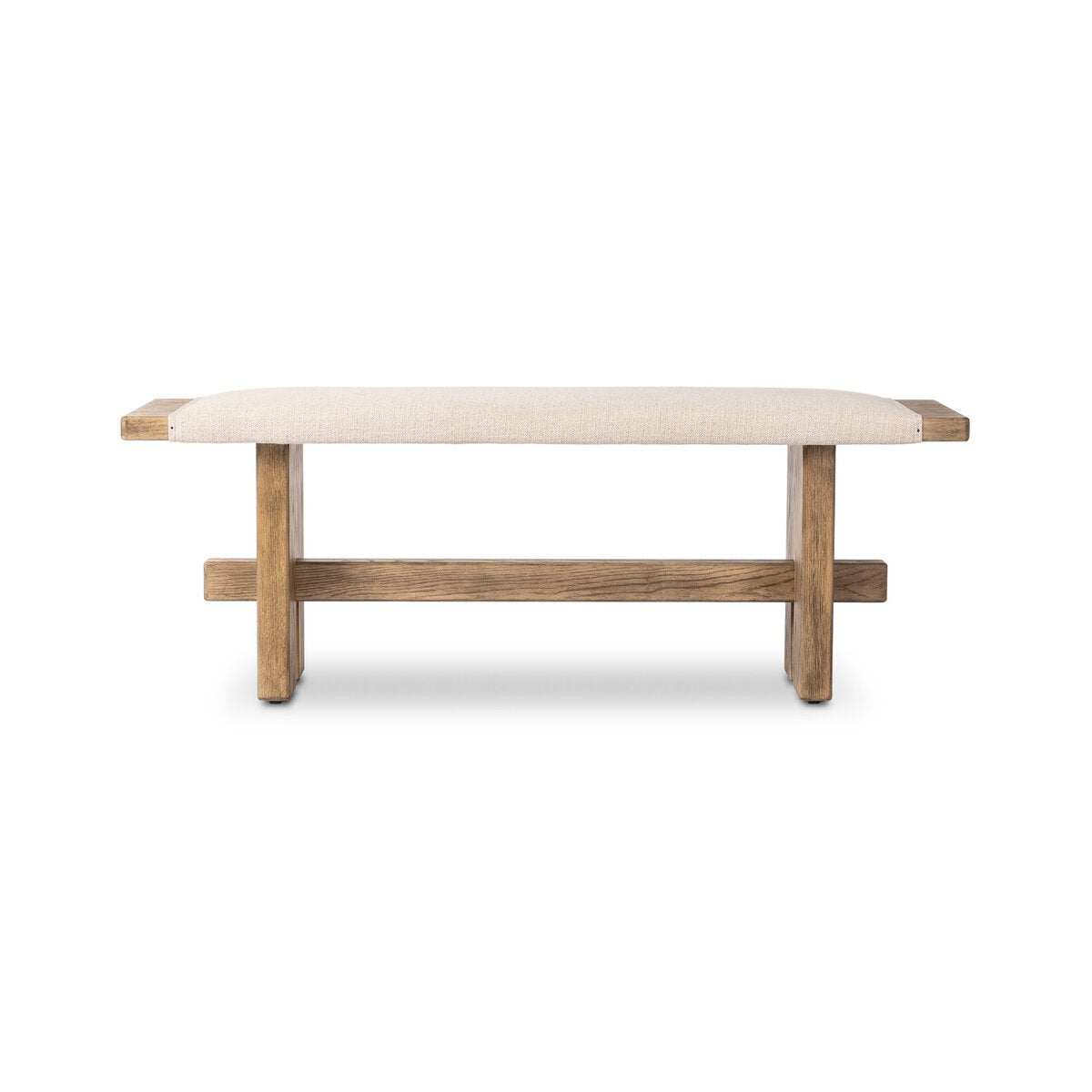 Poe Accent Bench - Hampton Cream