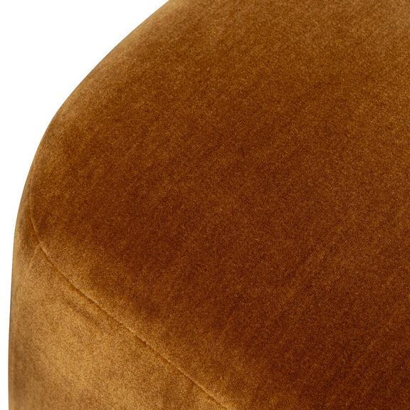 Bilbury Oval Ottoman - Monte Tobacco