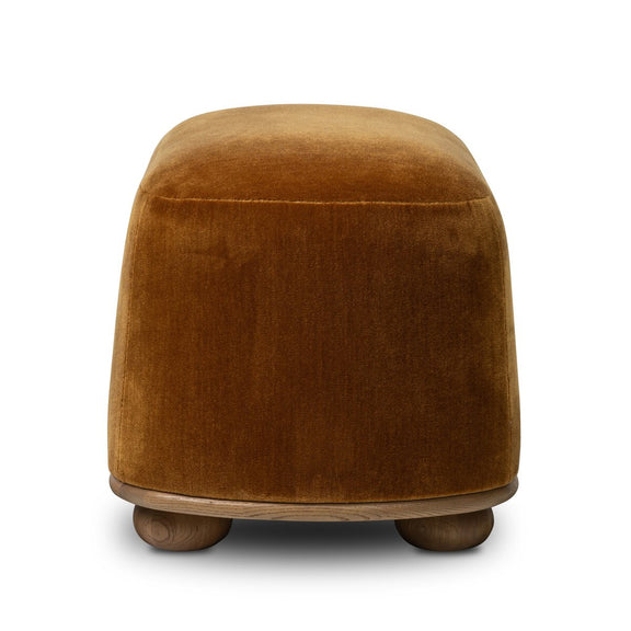 Bilbury Oval Ottoman - Monte Tobacco