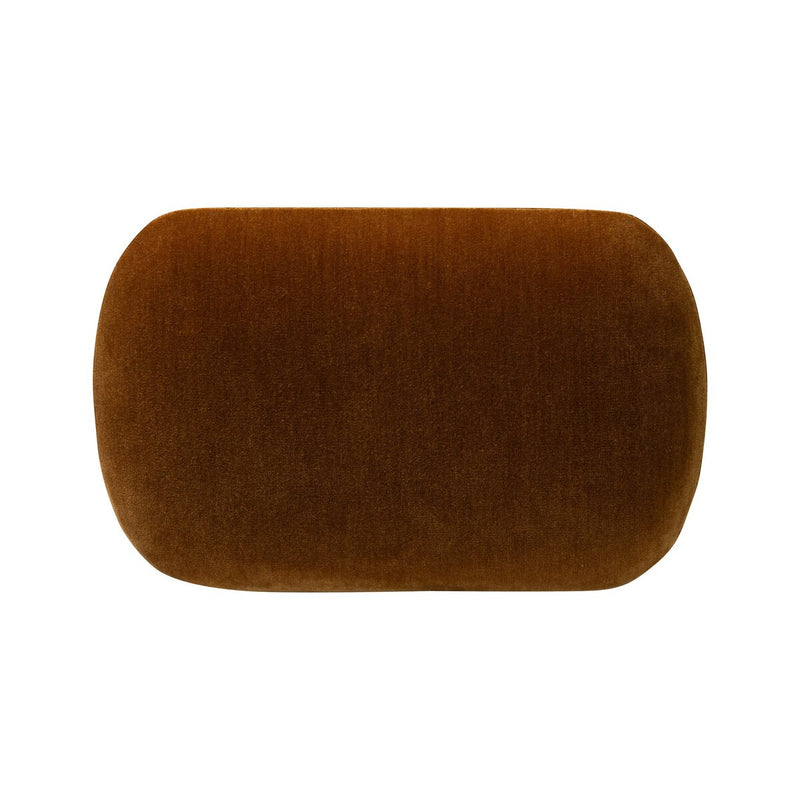 Bilbury Oval Ottoman - Monte Tobacco
