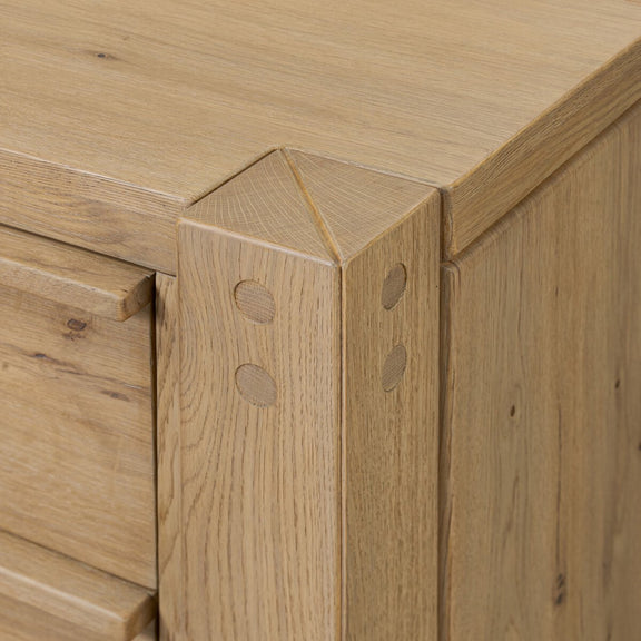 Emmer 6 Drawer Dresser - Aged Smoked Oak Veneer