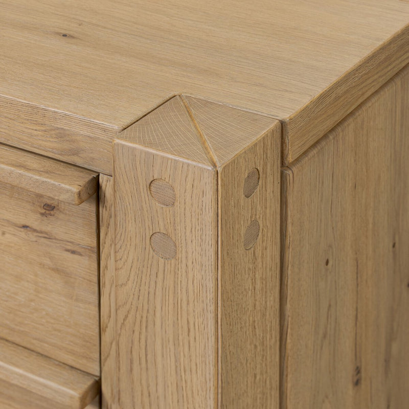 Emmer 6 Drawer Dresser - Aged Smoked Oak Veneer