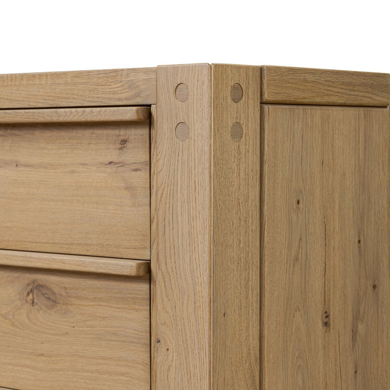 Emmer 6 Drawer Dresser - Aged Smoked Oak Veneer