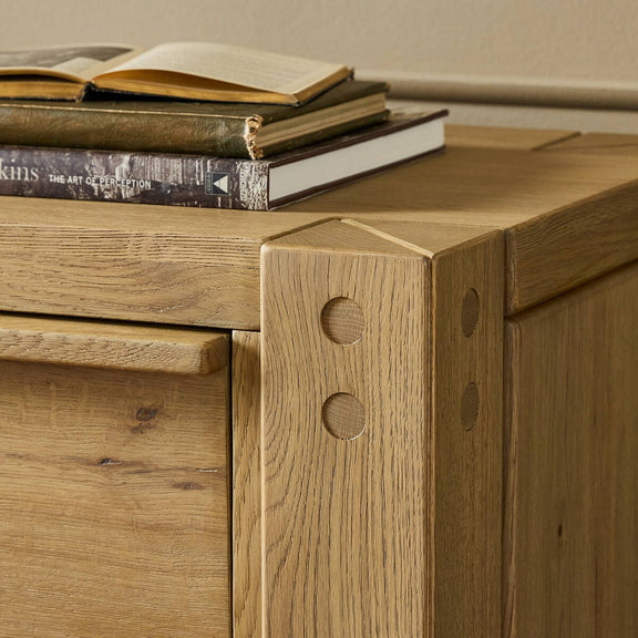 Emmer 6 Drawer Dresser - Aged Smoked Oak Veneer