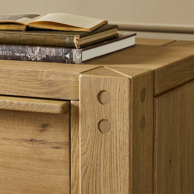 Emmer 6 Drawer Dresser - Aged Smoked Oak Veneer