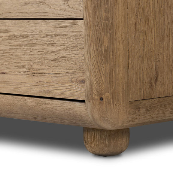 Sheldon 6 Drawer Dresser - Worn Oak Veneer
