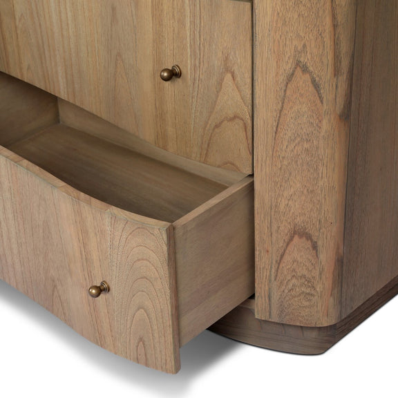 Boa 6 Drawer Dresser - Sandy Mindi Veneer