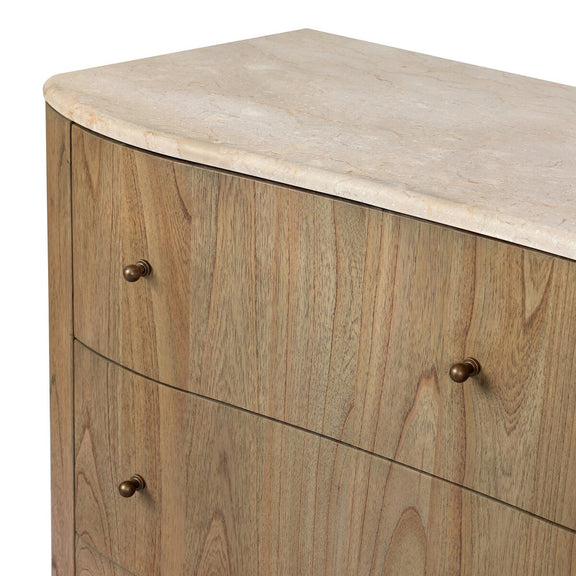 Boa 6 Drawer Dresser - Sandy Mindi Veneer