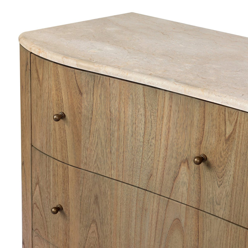 Boa 6 Drawer Dresser - Sandy Mindi Veneer