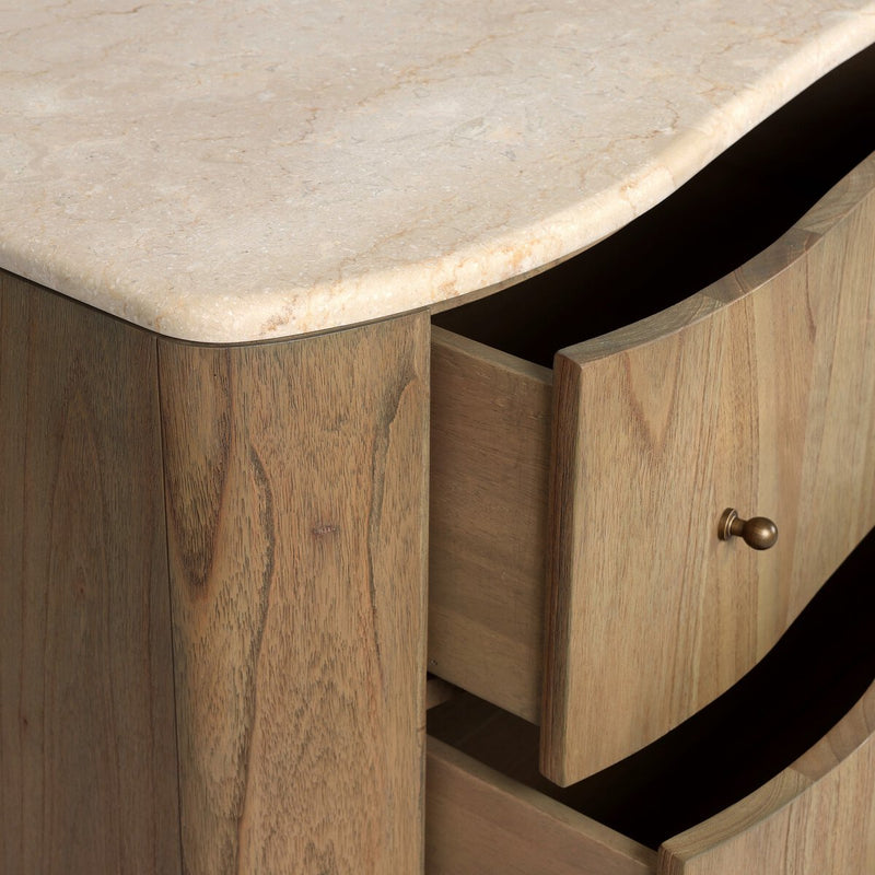 Boa 6 Drawer Dresser - Sandy Mindi Veneer