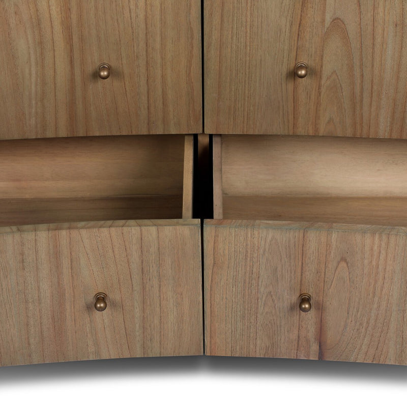 Boa 6 Drawer Dresser - Sandy Mindi Veneer