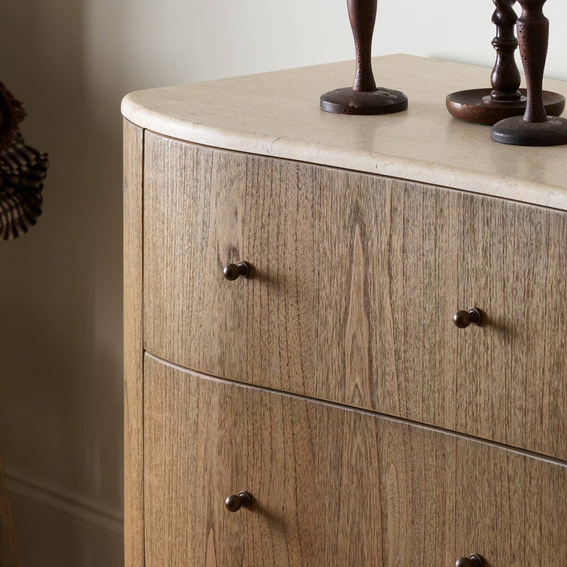 Boa 6 Drawer Dresser - Sandy Mindi Veneer