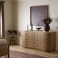 Boa 6 Drawer Dresser - Sandy Mindi Veneer