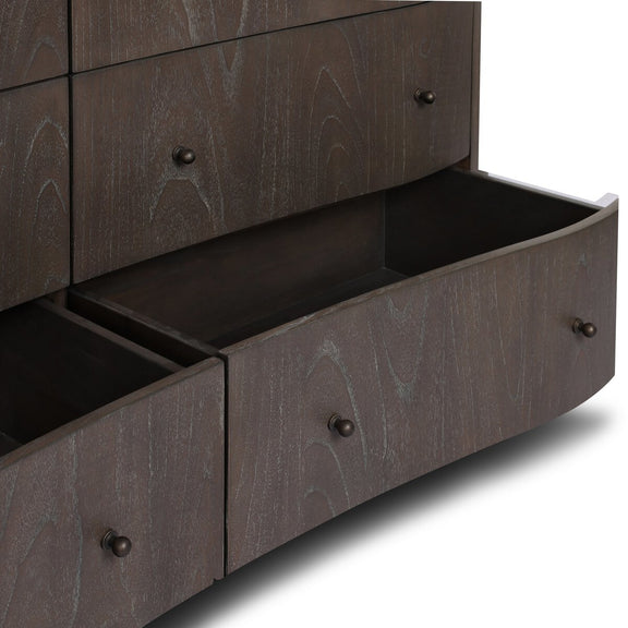 Boa 6 Drawer Dresser - Espresso Mindi Veneer