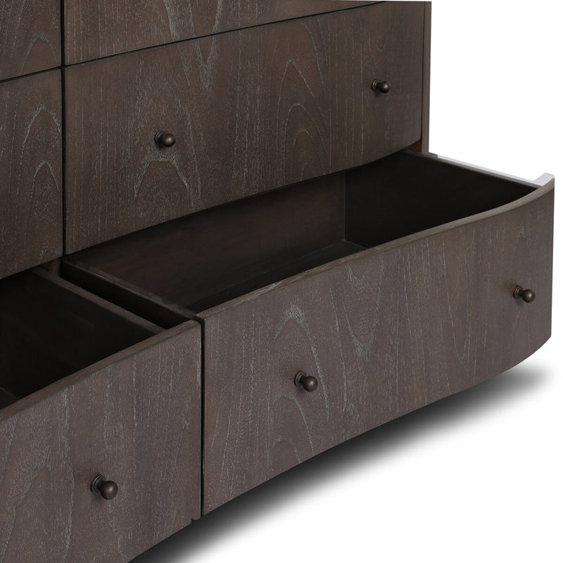 Boa 6 Drawer Dresser - Espresso Mindi Veneer
