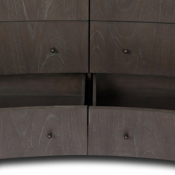 Boa 6 Drawer Dresser - Espresso Mindi Veneer