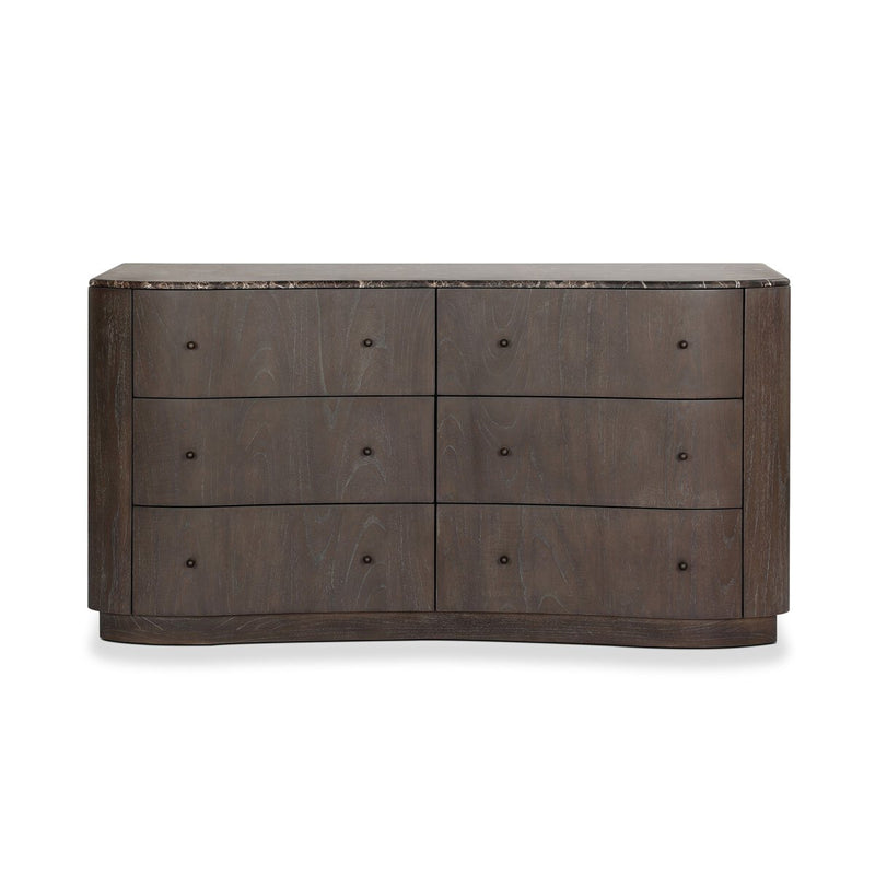 Boa 6 Drawer Dresser - Espresso Mindi Veneer