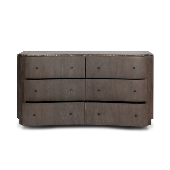 Boa 6 Drawer Dresser - Espresso Mindi Veneer