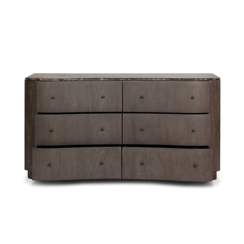 Boa 6 Drawer Dresser - Espresso Mindi Veneer