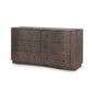 Boa 6 Drawer Dresser - Espresso Mindi Veneer