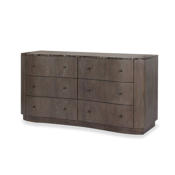 Boa 6 Drawer Dresser - Espresso Mindi Veneer
