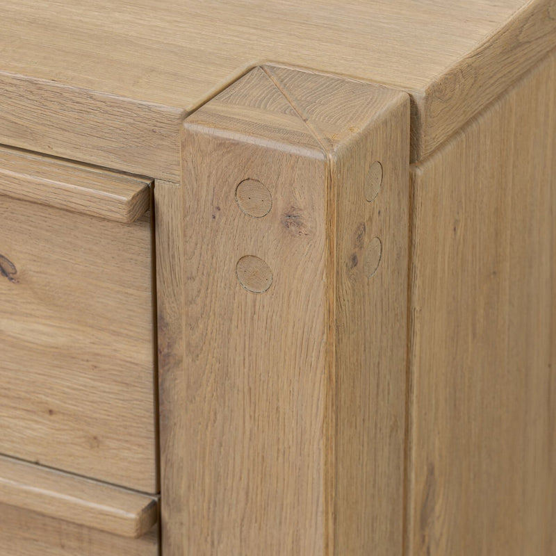 Emmer Nightstand - Aged Smoked Oak