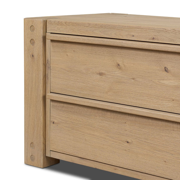 Emmer Nightstand - Aged Smoked Oak