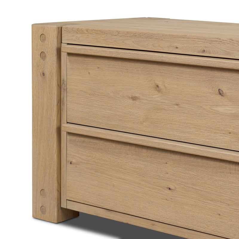 Emmer Nightstand - Aged Smoked Oak