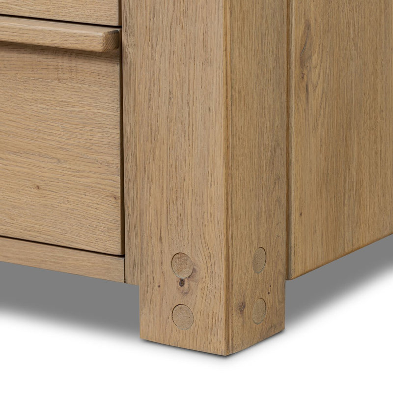 Emmer Nightstand - Aged Smoked Oak