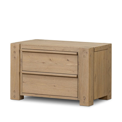 Emmer Nightstand - Aged Smoked Oak