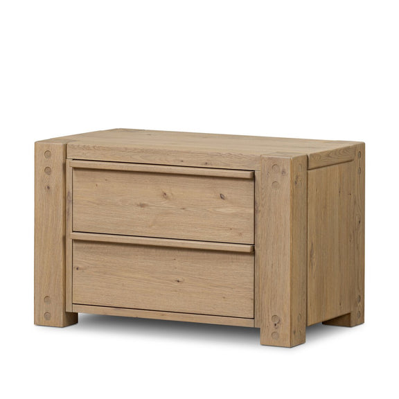 Emmer Nightstand - Aged Smoked Oak