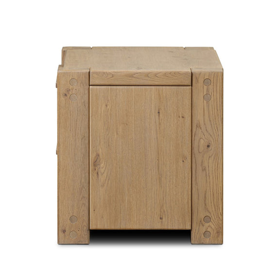 Emmer Nightstand - Aged Smoked Oak