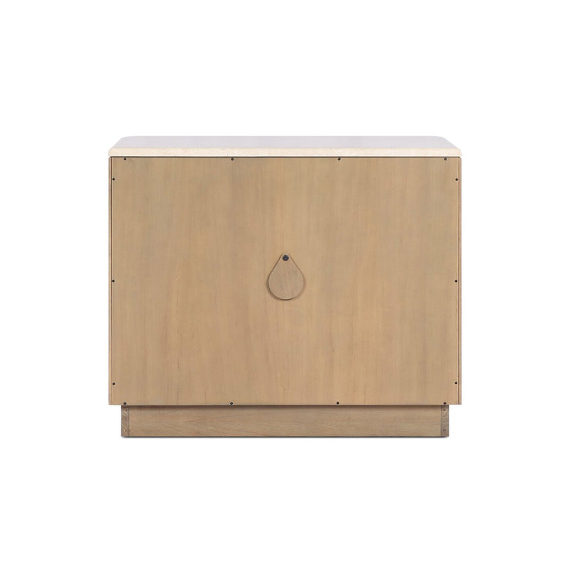 Boa Nightstand - Sandy Mindi Veneer