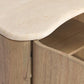 Boa Nightstand - Sandy Mindi Veneer