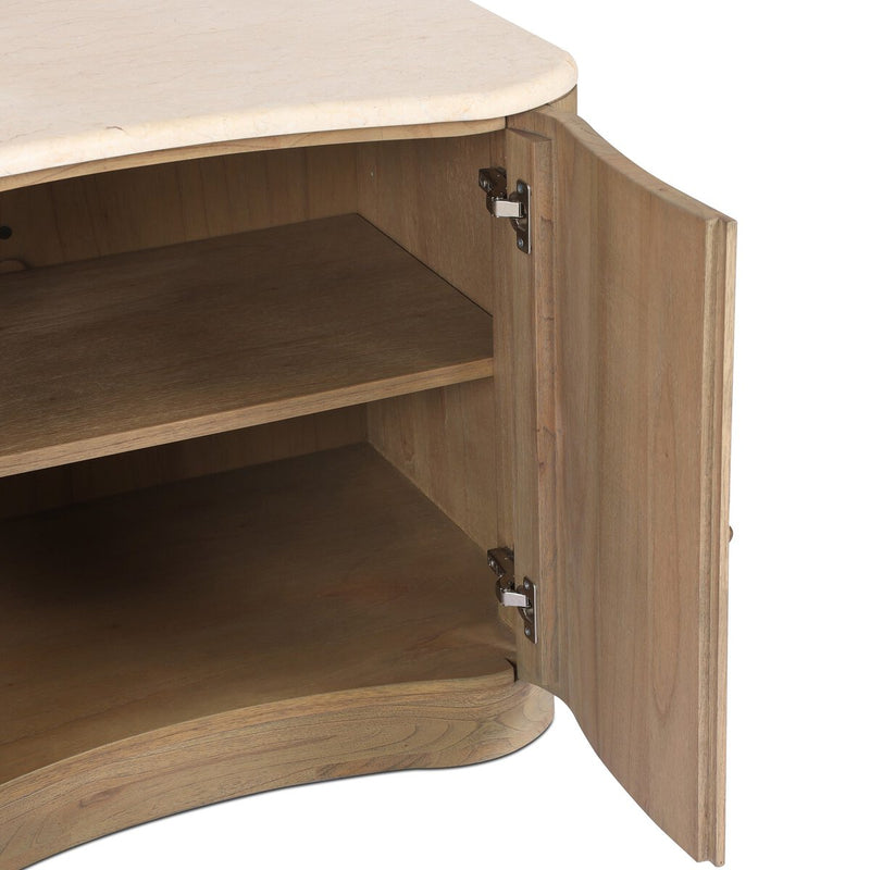 Boa Nightstand - Sandy Mindi Veneer