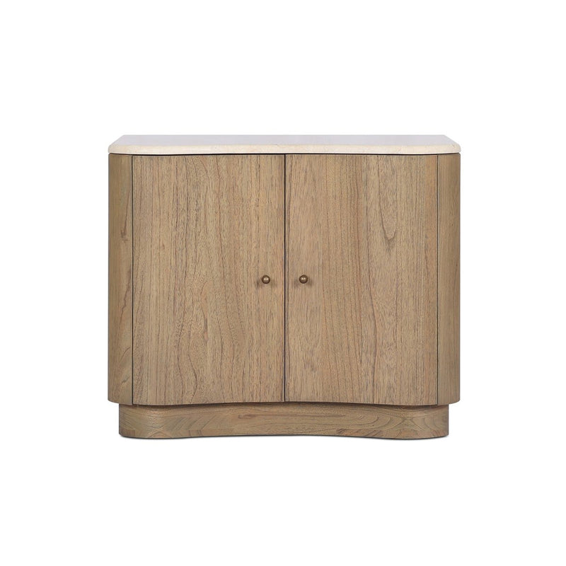 Boa Nightstand - Sandy Mindi Veneer