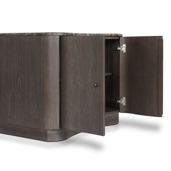 Boa Nightstand - Espresso Mindi Veneer