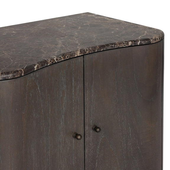 Boa Nightstand - Espresso Mindi Veneer