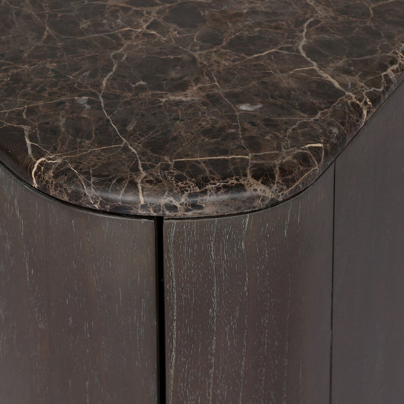 Boa Nightstand - Espresso Mindi Veneer