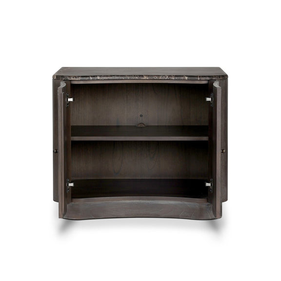 Boa Nightstand - Espresso Mindi Veneer