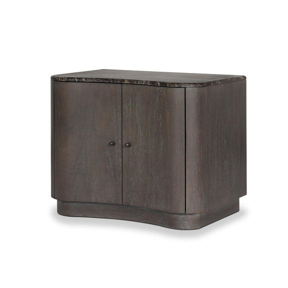 Boa Nightstand - Espresso Mindi Veneer