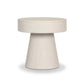 Chiro Nightstand - Ivory Painted Linen