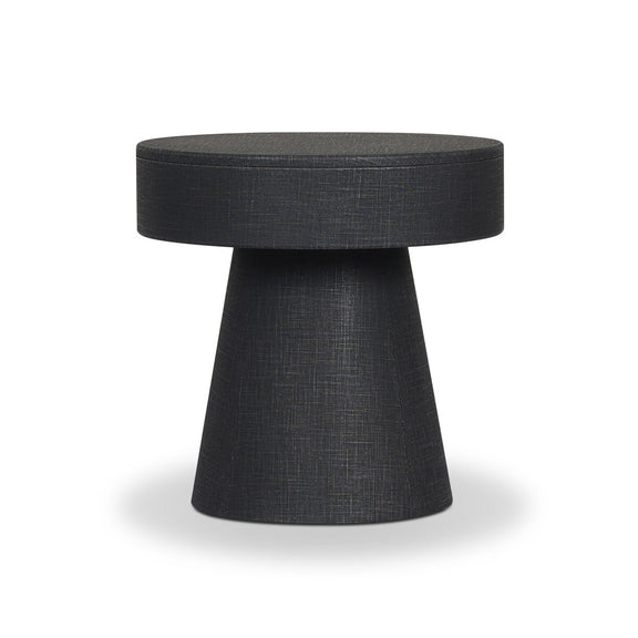 Chiro Nightstand - Black Linen