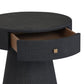 Chiro Nightstand - Black Linen