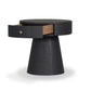 Chiro Nightstand - Black Linen