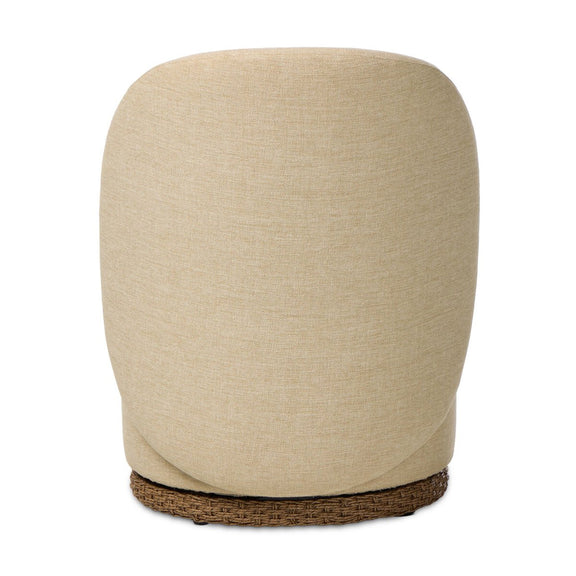 Quaid Outdoor Upholstered Dining Chair - Alessi Buff